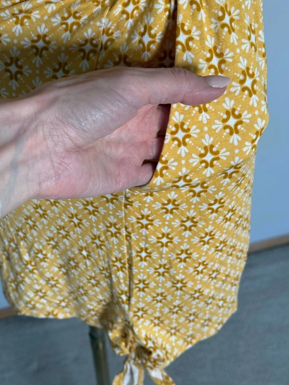 LOFT Beach Yellow Strapless Smocked Floral Romper Dress - Picture 2 of 7